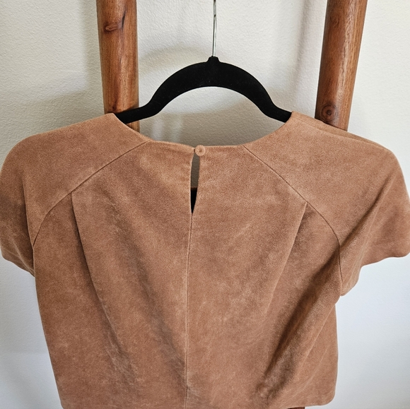 BCBGMaxazria Mariko Suede Shirt - Picture 11 of 13
